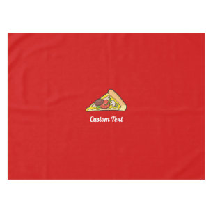Pizza slice tablecloth