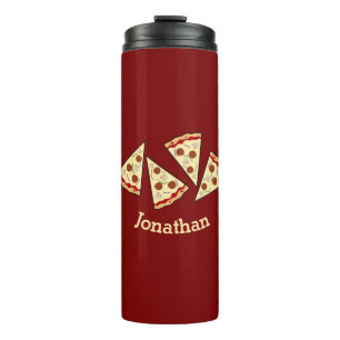 Pizza Slices Design Thermal Tumbler