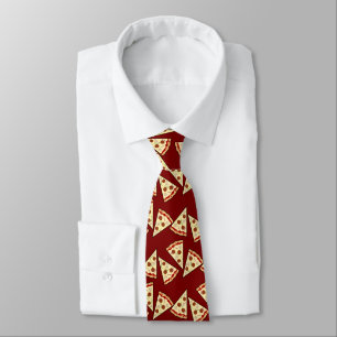 Pizza Slices Design Tie