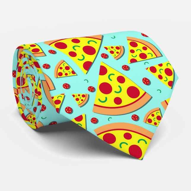 Pizza Slices Italian Restaurant Boss Novelty Tie (Rolled)