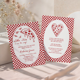 Pizza Special Delivery Baby Shower Invitation