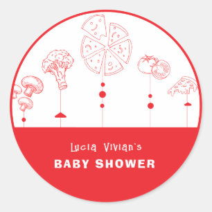 Pizza Special Delivery Classic Round Sticker