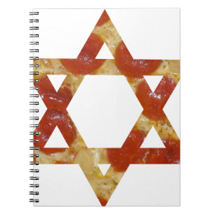 pizza star of david notebook