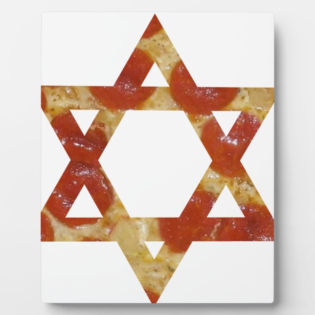pizza star of david plaque (Front)