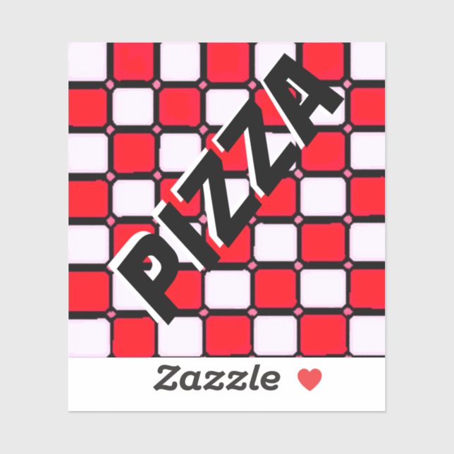 PIZZA STICKER (Sheet)