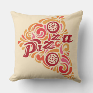 Pizza stylisé coussins