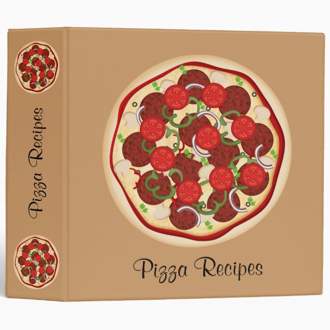 Pizza Supreme Binder (Front/Spine)