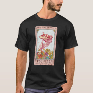 Pizza Tarot Card, Cottagecore Tarot Reader Reading T-Shirt