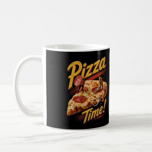 Pizza Time! Coffee Mug (Left)