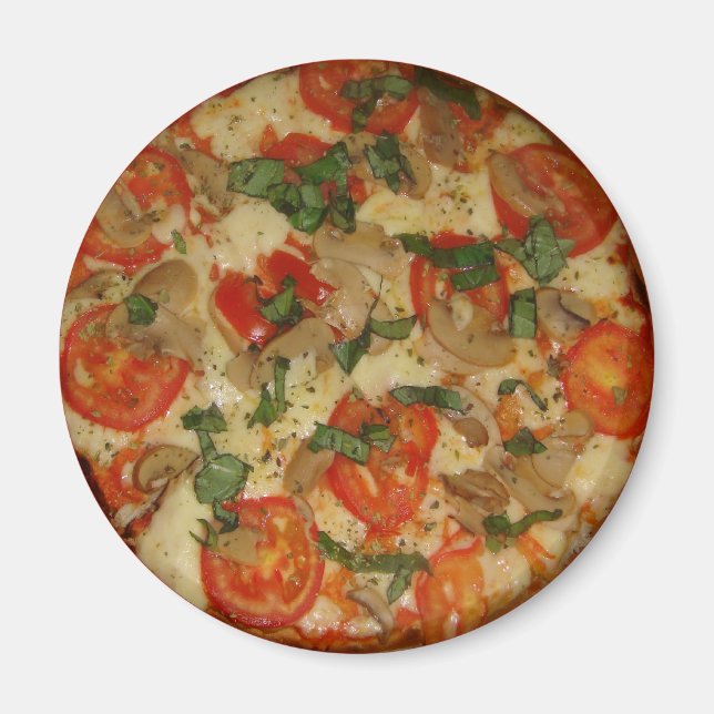 Pizza Time - Delicious! Magnet (Front)