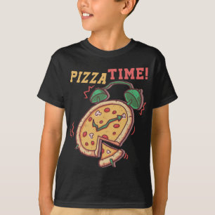 Pizza Time Funny Pizza Alarm Clock Pizza Italian F T-Shirt