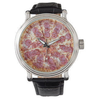 Pizza time timepiece watch