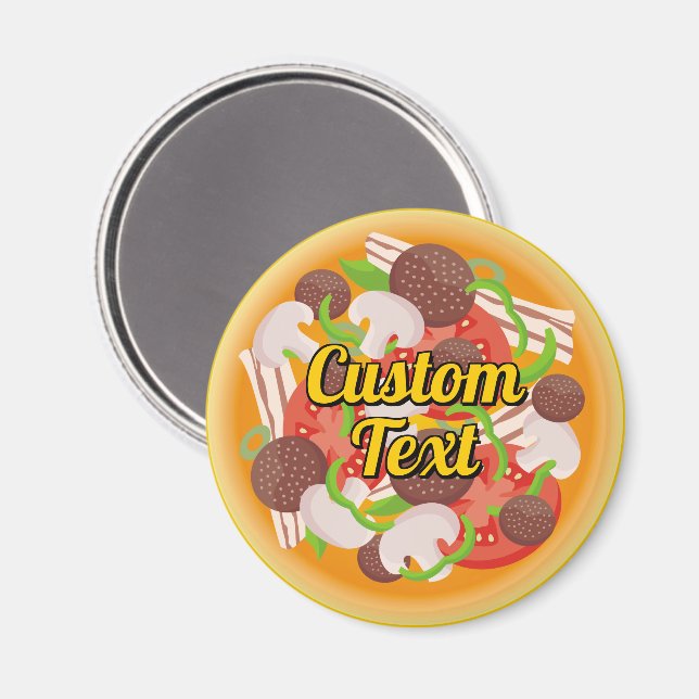Pizza Top Magnet (Recto/Verso)