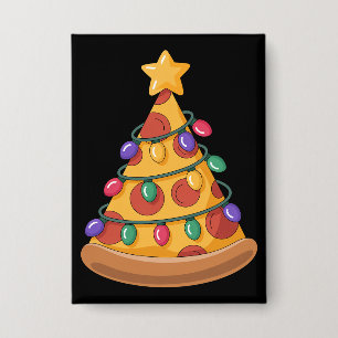 Pizza Tree Christmas Lights Pizza Lover Family 