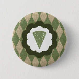 pizza vintage 2 inch round button