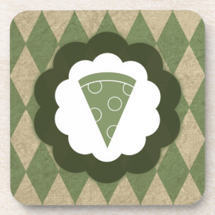 pizza vintage coaster