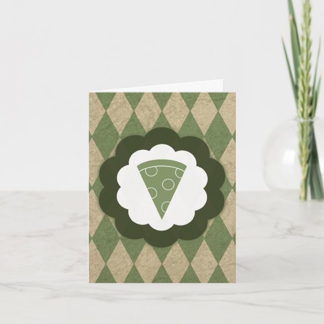 pizza vintage invitation (Front)