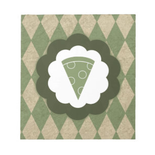 pizza-vintage notepad