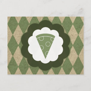 pizza vintage postcard