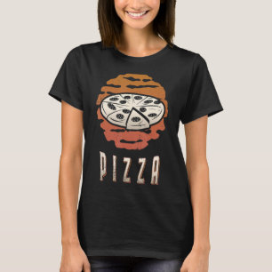 Pizza Vintage Retro Classic Sunset T-Shirt