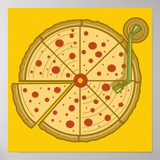 Pizza Vinyl Poster (Front)