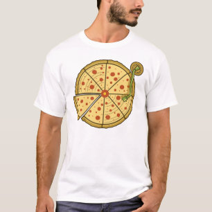 Pizza Vinyl T-Shirt