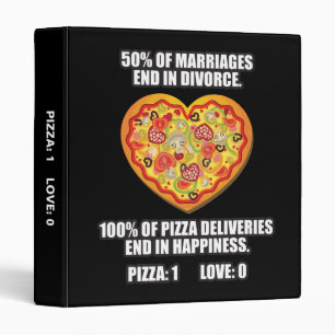 PIZZA vs LOVE Binder