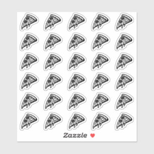 Pizza Wedding Place Card Food Meal Menu Choice