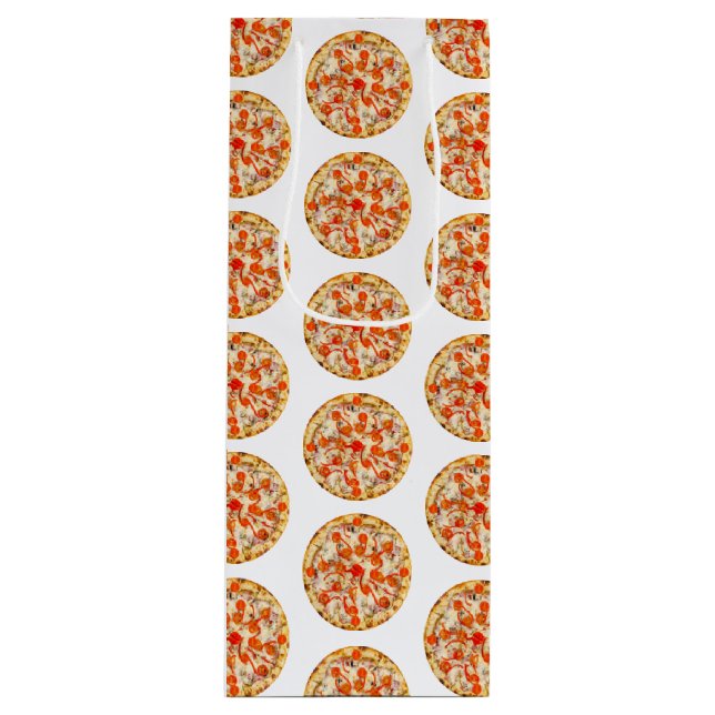 Pizza Wine Gift Bag (Front)