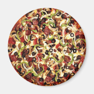 Pizza with Olives Magnet
