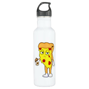Pizza with Salami Cheese & Coffee 710 Ml Water Bottle