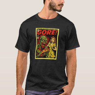 Pizza Zombie Gore Horror Comic Cover T-Shirt