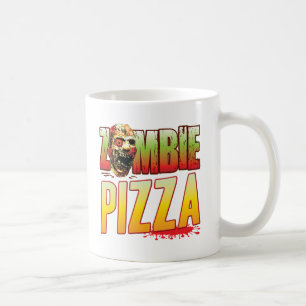 Pizza Zombie Head Coffee Mug