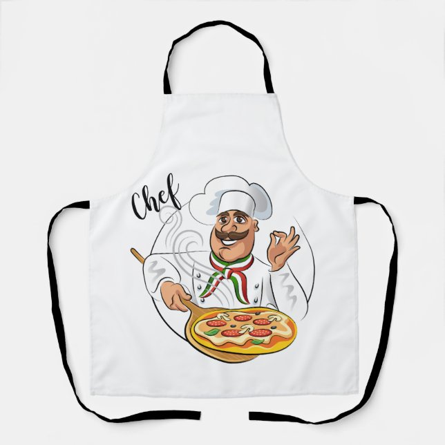 Pizzaiolo Chef Apron (Front)