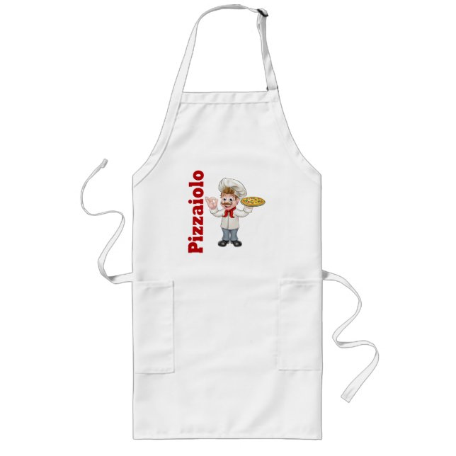 Pizzaiolo Pizza Chef Long Apron (Front)