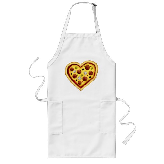 _pizzaluv long apron (Front)