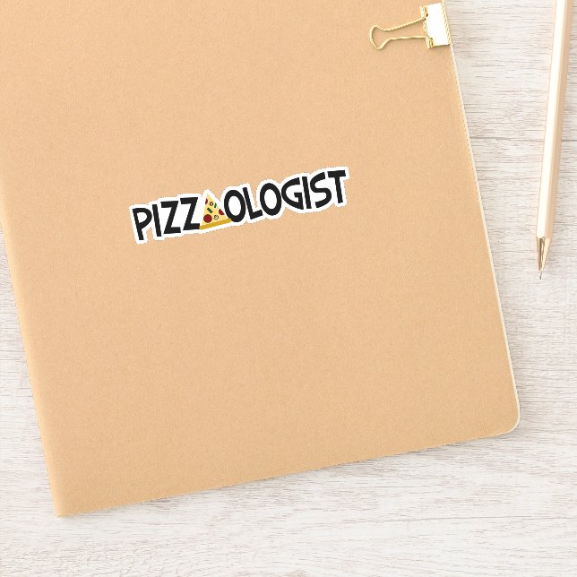 Pizzaologist - Funny Pizza  Sticker (Notebook)