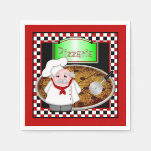 Pizzaria-Paper Cocktail Napkins