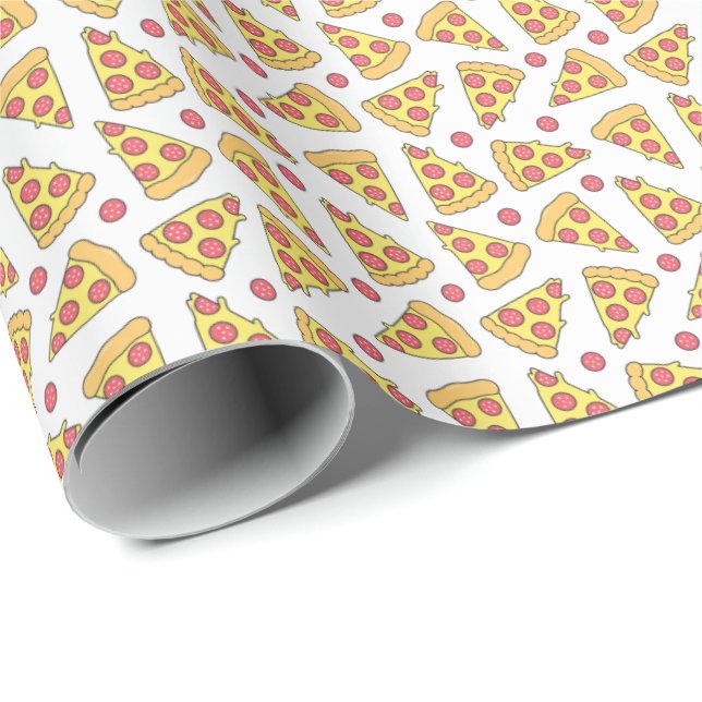 Pizzas Wrapping Paper (Roll Corner)