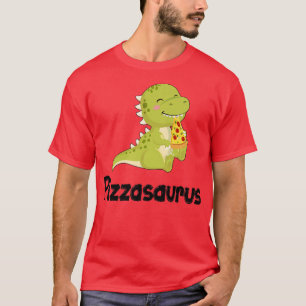 Pizzasaurus Dinosaur Eating Pizza 1293 T-Shirt