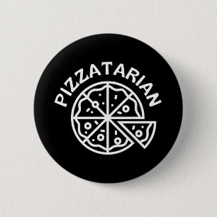 Pizzatarian Pizza 2 Inch Round Button