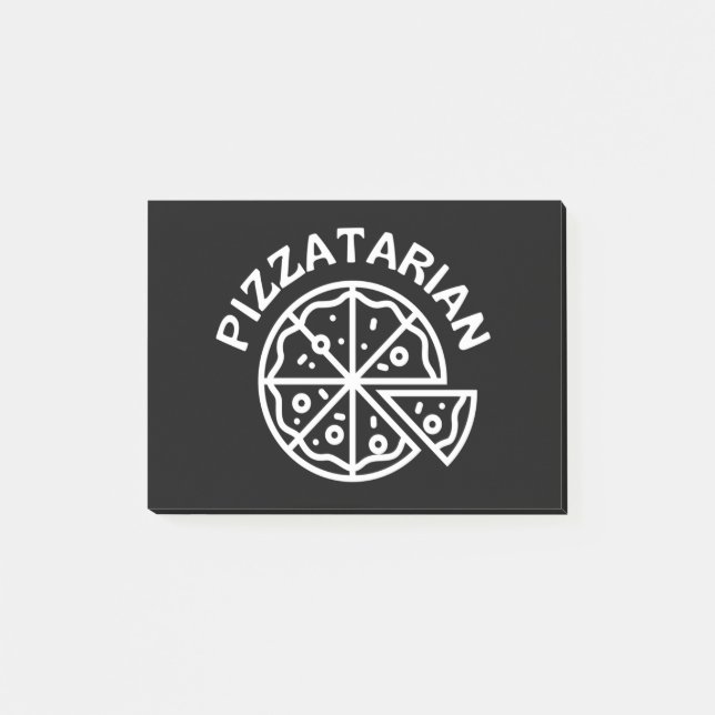 Pizzatarian Pizza Post-it Notes (Front)