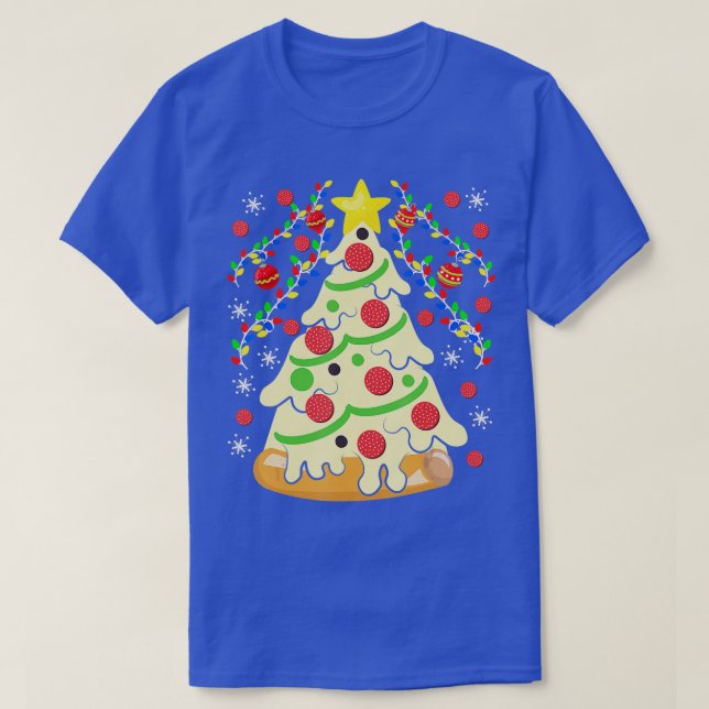 Pizzatree Ugly Christmas Sweater  (Design Front)