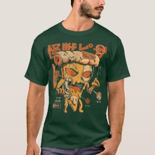 Pizzazilla X Ray Kaiju Monster Fast Food Japanese  T-Shirt