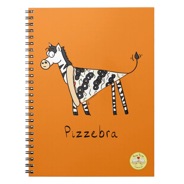 Pizzebra Pizza Zebra Carnet (Devant)