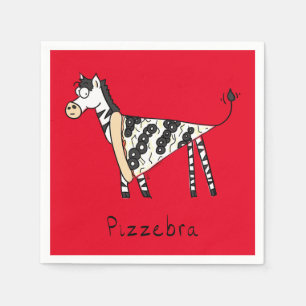 Pizzebra Pizza Zebra Napkins