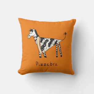 Pizzebra Pizza Zebra Pillow