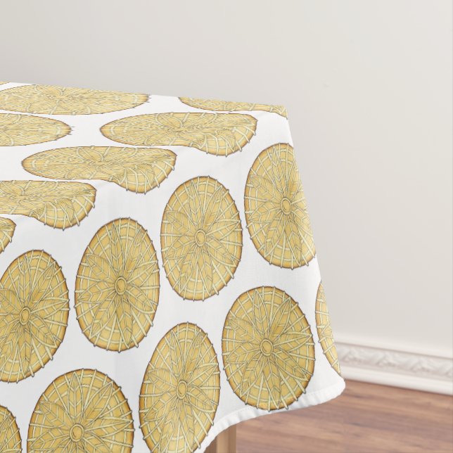 Pizzelle Italian Bakery Waffle Cookie Pasticceria Tablecloth (In Situ)