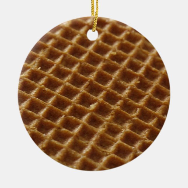Pizzelle Ornament (Front)