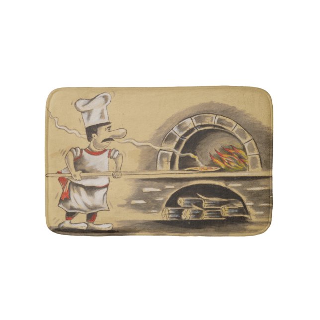 Pizzeria Bath Mat (Front)